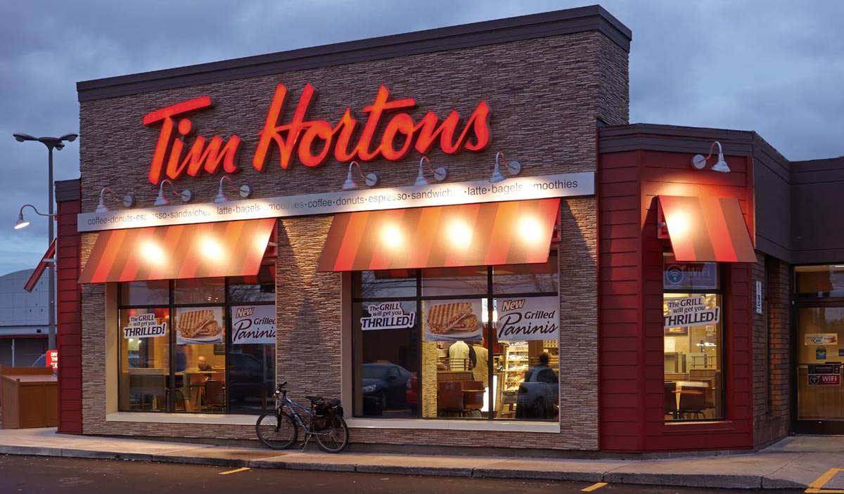 Tim Hortons Lunch Menu
