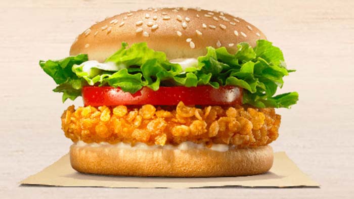 burger king crispy chicken sandwich