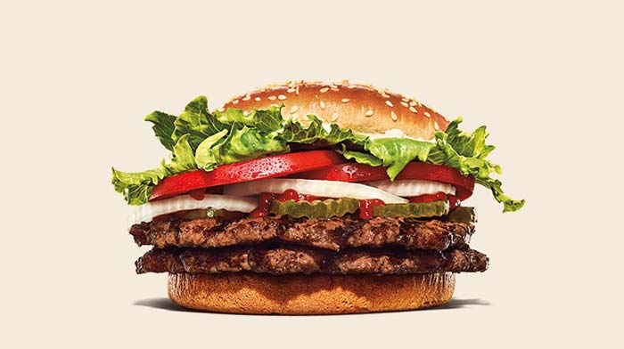 burger king double whopper